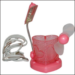 "USB Computer Lamp N Fan - 002 - Click here to View more details about this Product